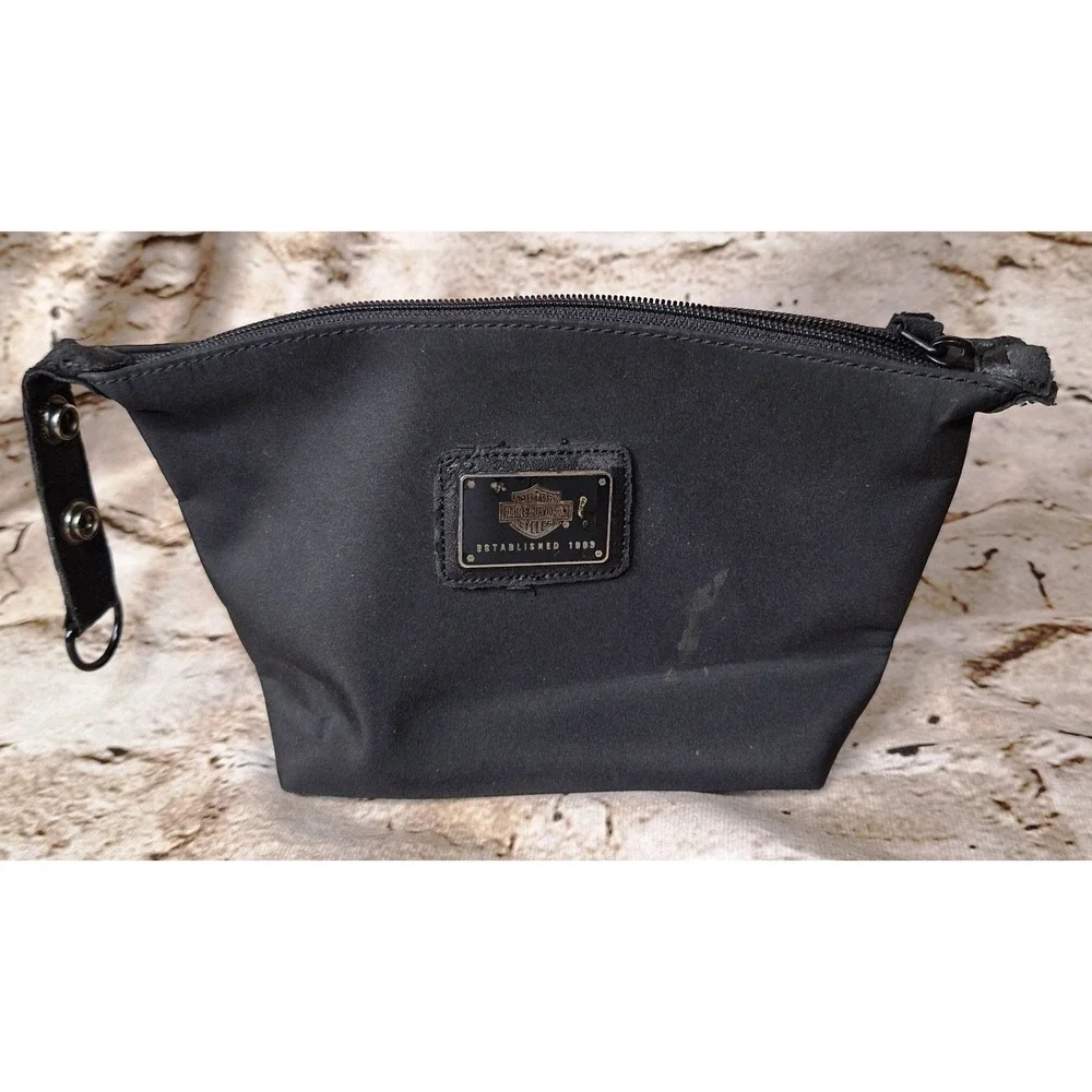 Harley-Davidson Wallet Clutch Travel Tech Tri-fold Organizer Pouch no strap